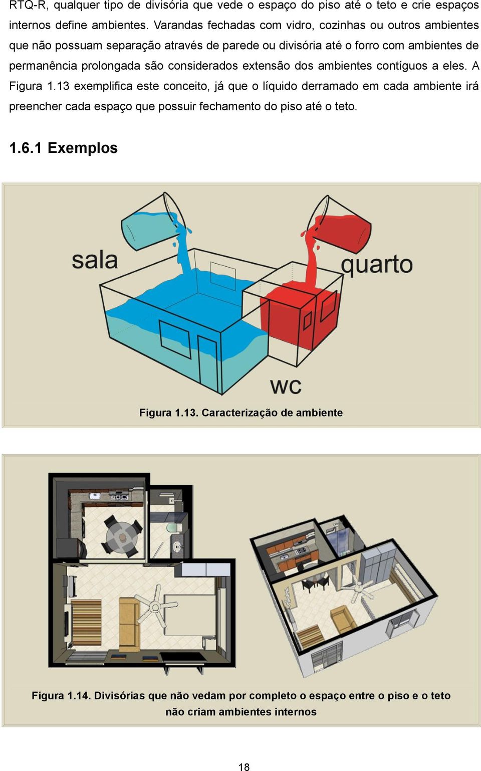 prolongada são considerados extensão dos ambientes contíguos a eles. A Figura 1.