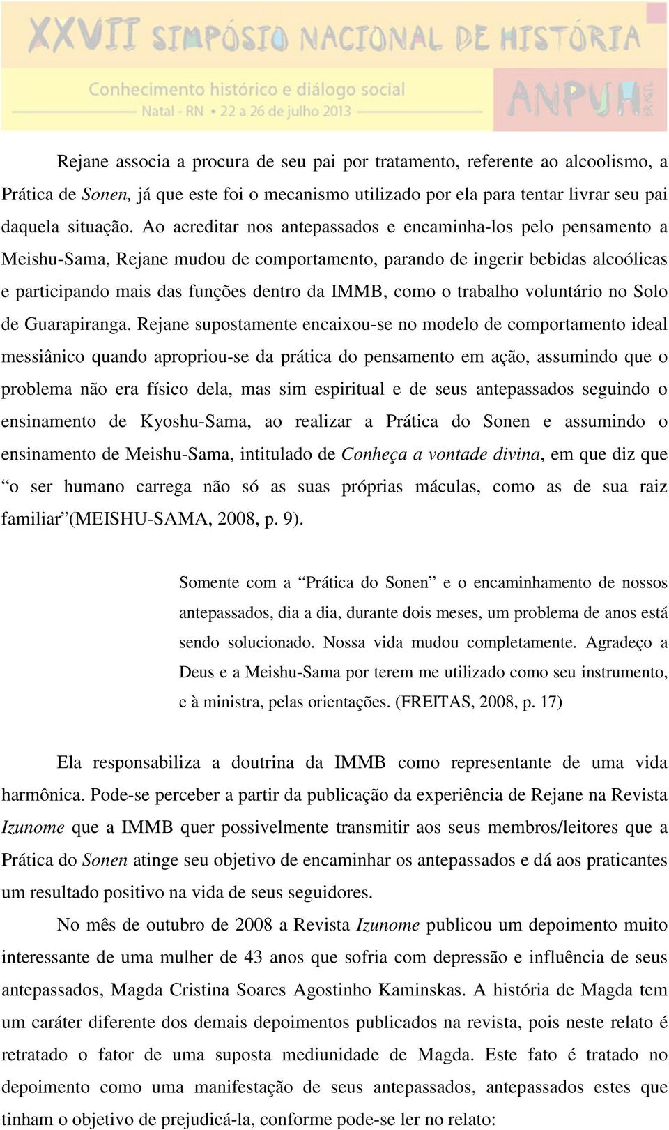 o trabalho voluntário no Solo de Guarapiranga.