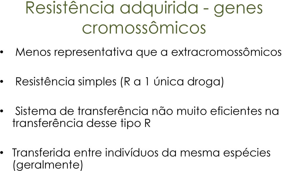 Sistema de transferência não muito eficientes na transferência