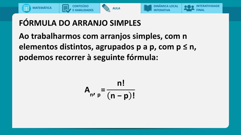 distintos, agrupados p a p, com p n,