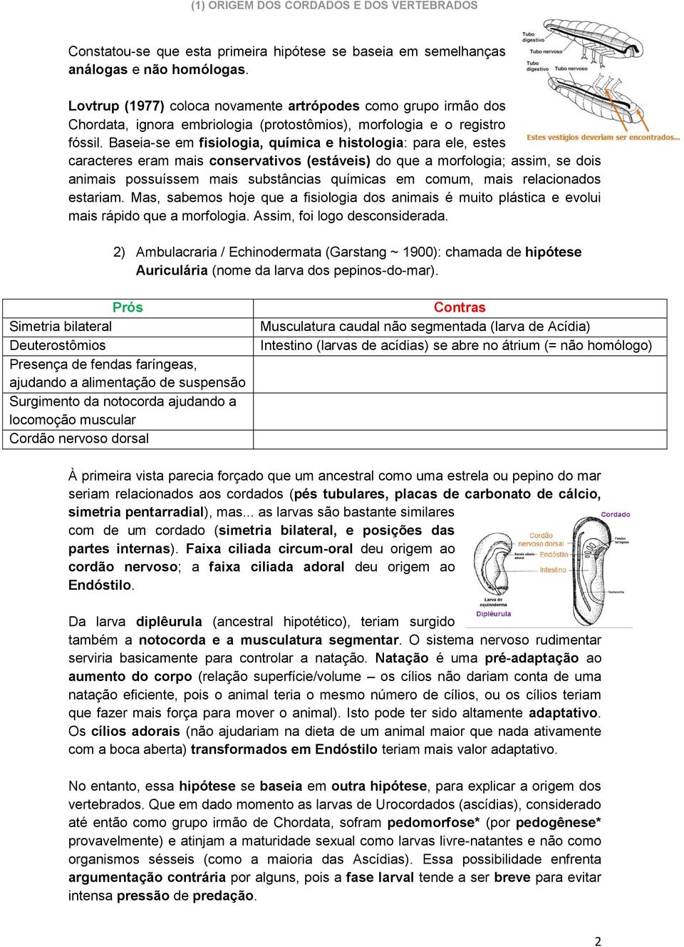 Baseia-se em fisiologia, química e histologia: para ele, estes caracteres eram mais conservativos (estáveis) do que a morfologia; assim, se dois animais possuíssem mais substâncias químicas em comum,