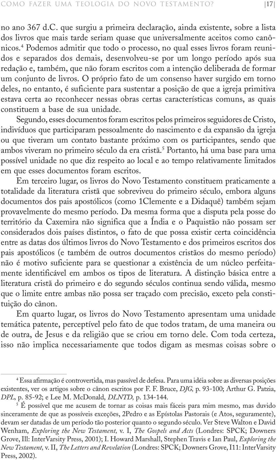 intenção deliberada de formar um conjunto de livros.