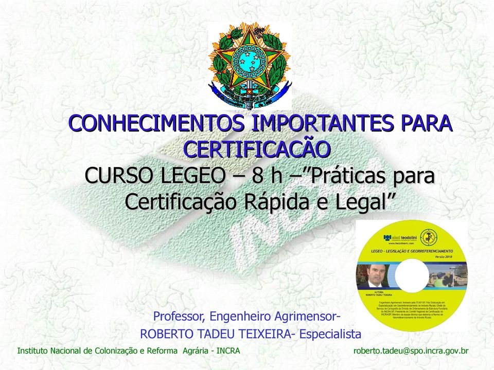 Certificação Rápida e Legal Professor,