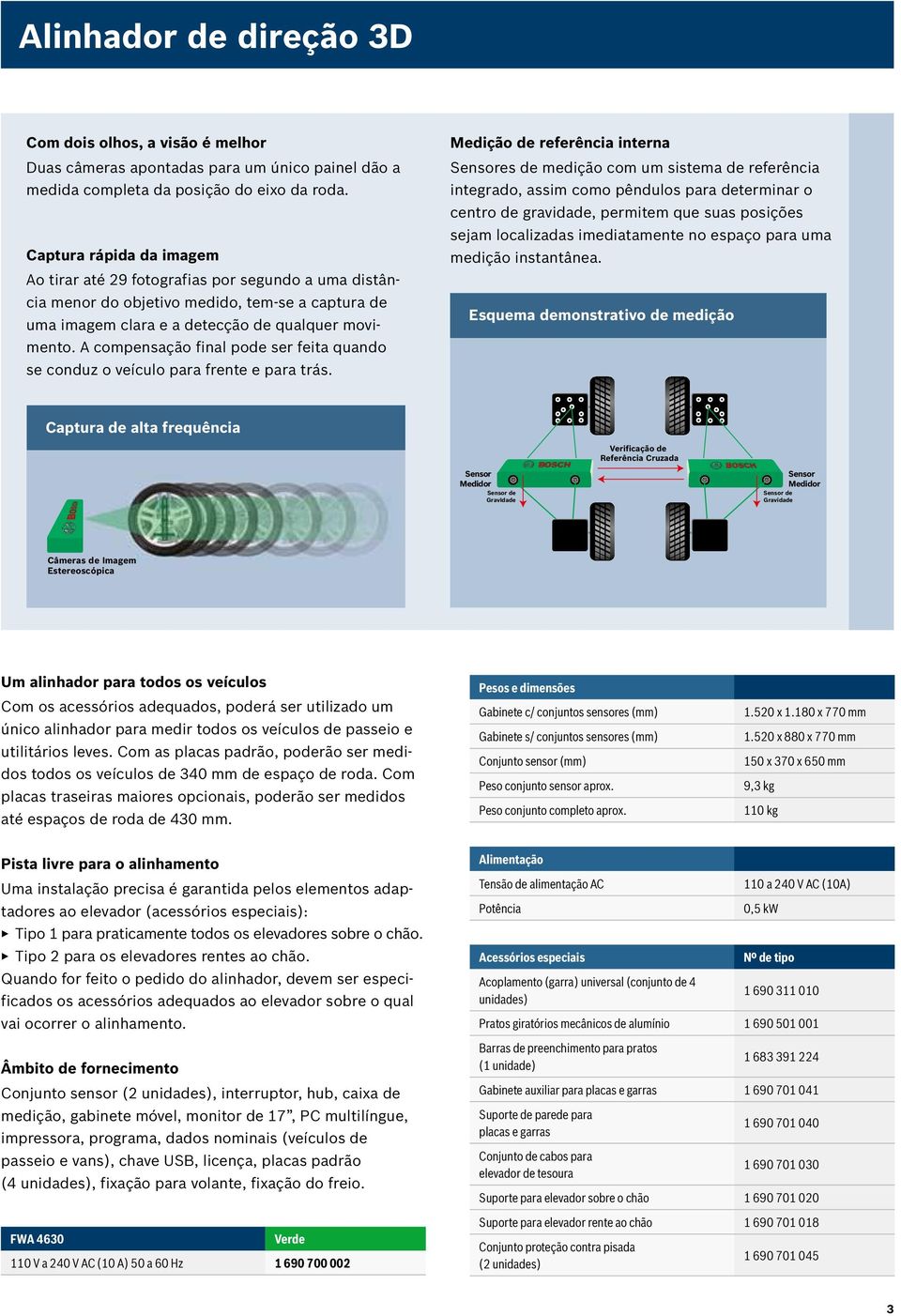 A compensação final pode ser feita quando se conduz o veículo para frente e para trás.