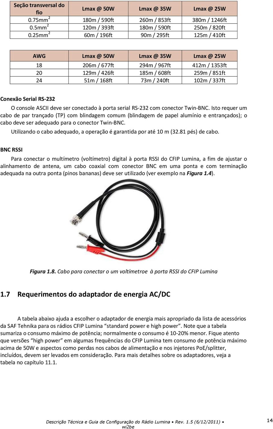 337ft Conexão Serial RS-232 O console ASCII deve ser conectado à porta serial RS-232 com conector Twin-BNC.