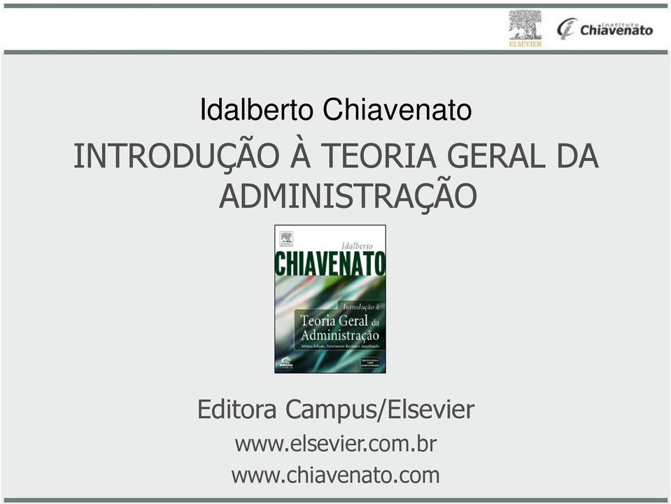 Editora Campus/Elsevier www.