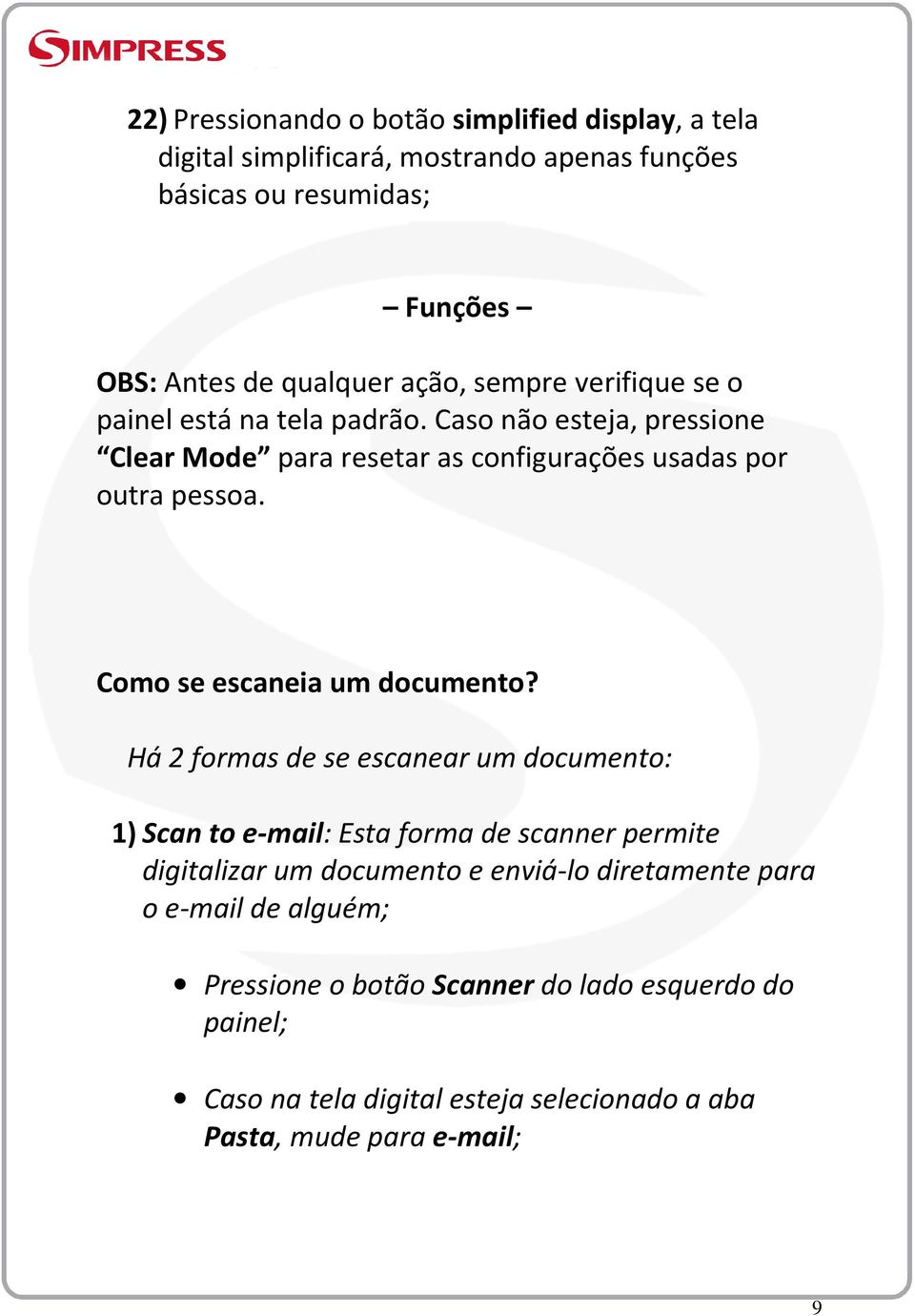 Como se escaneia um documento?