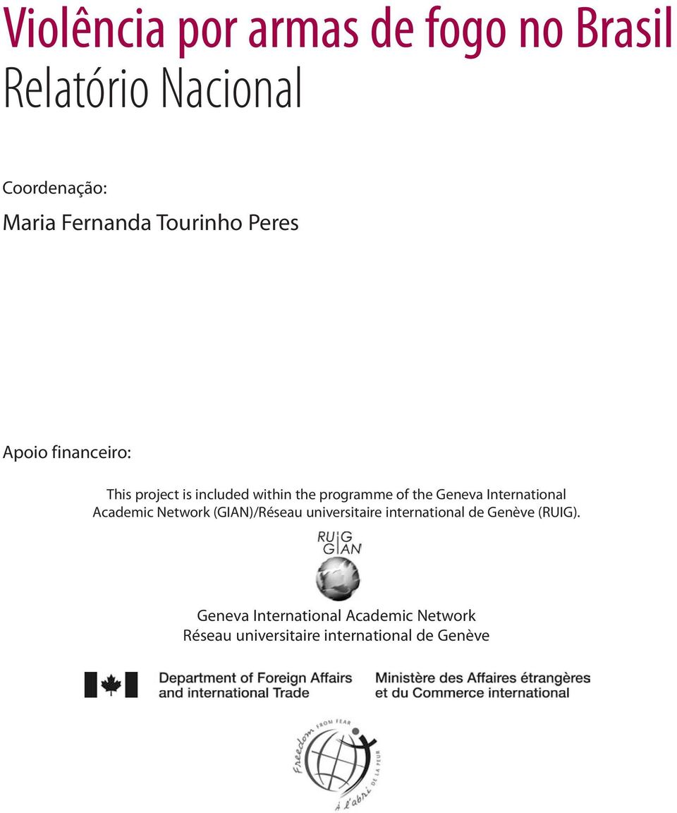 Geneva International Academic Network (GIAN)/Réseau universitaire international de