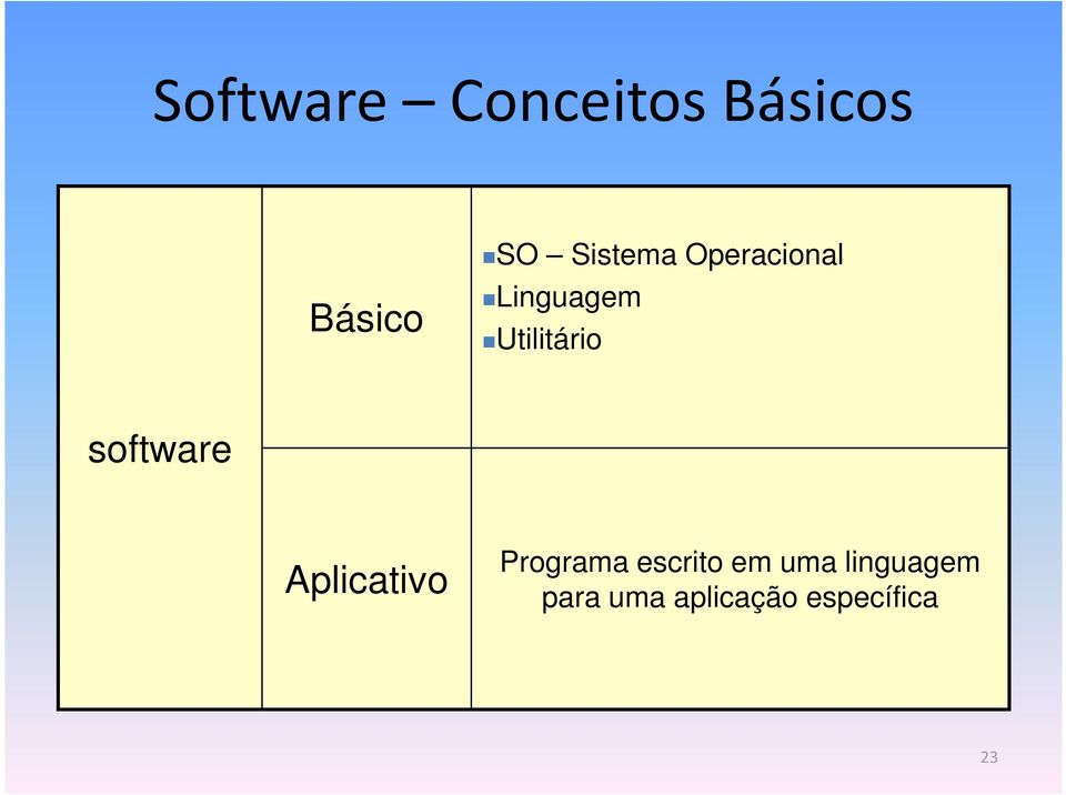software Aplicativo Programa escrito em
