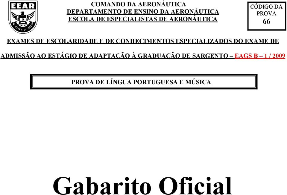 CONHECIMENTOS ESPECIALIZADOS DO EXAME DE ADMISSÃO AO ESTÁGIO DE ADAPTAÇÃO À