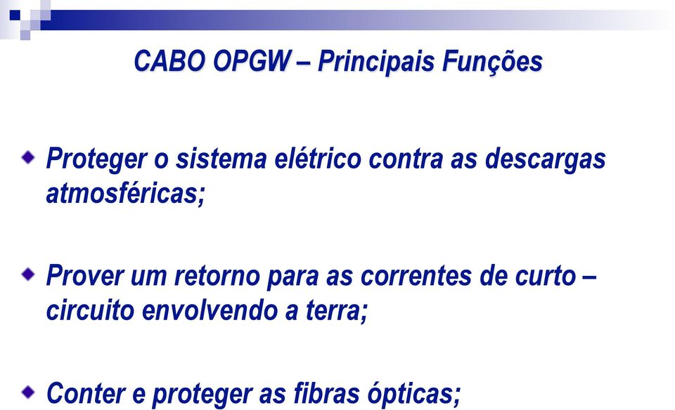 um retorno para as correntes de curto circuito