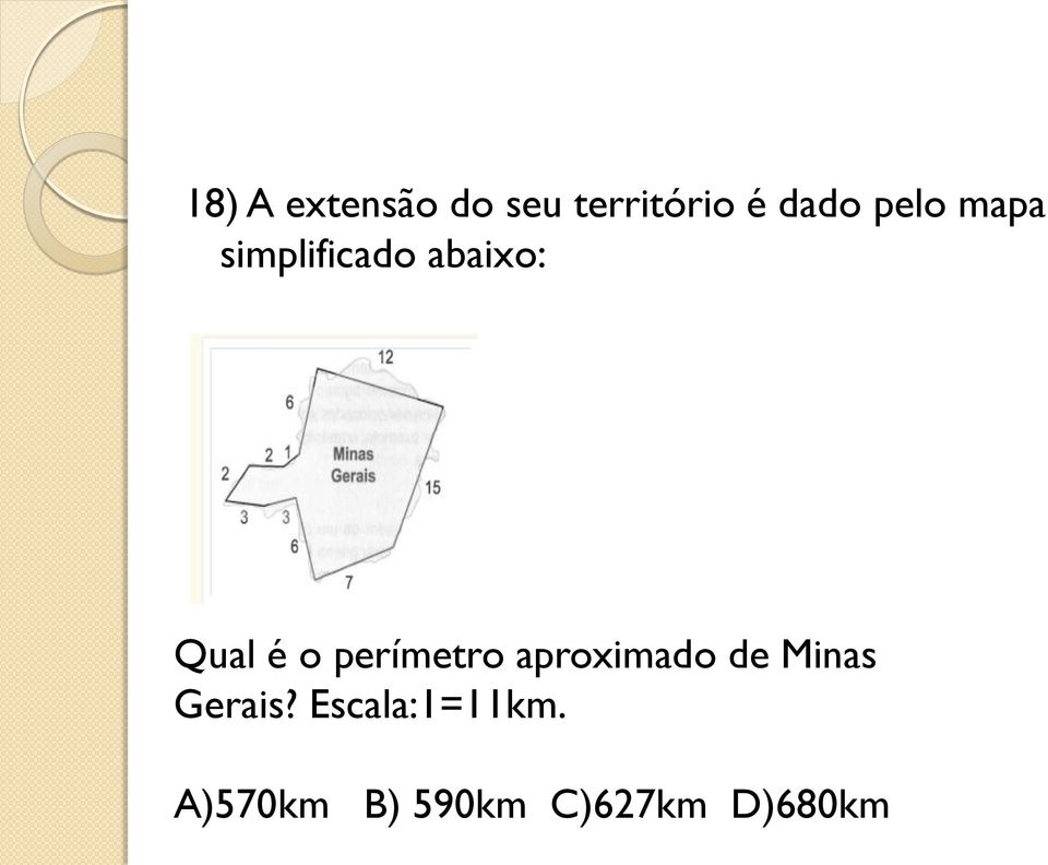 perímetro aproximado de Minas Gerais?