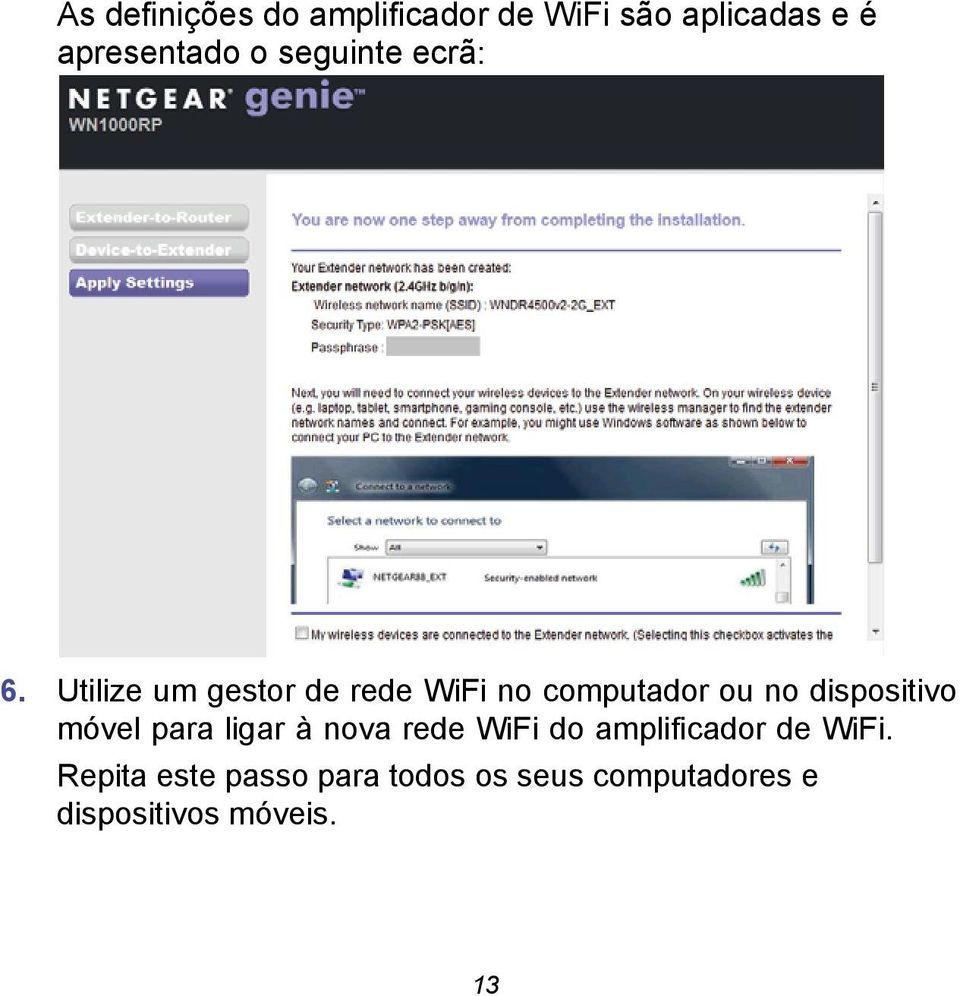 Utilize um gestor de rede WiFi no computador ou no dispositivo móvel