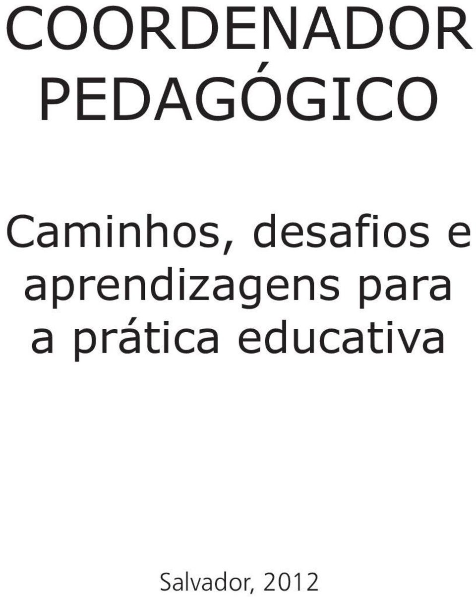 aprendizagens para a