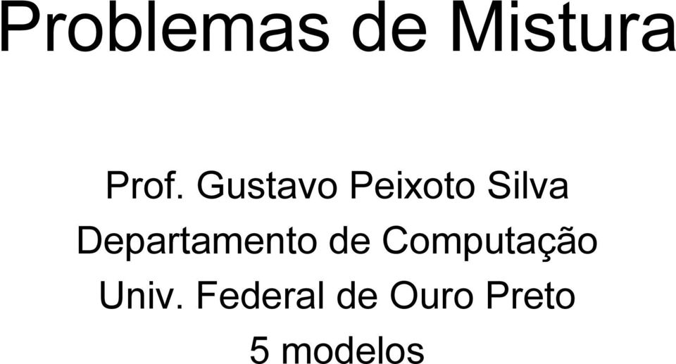 Departamento de Computação