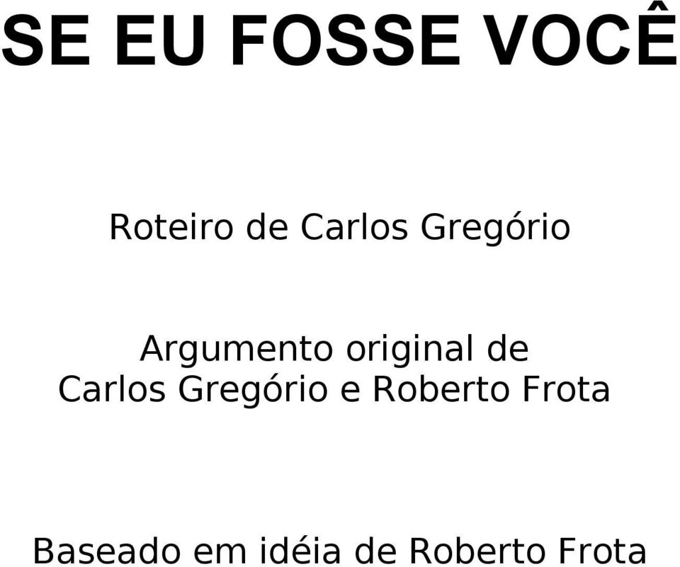 original de Carlos Gregório e