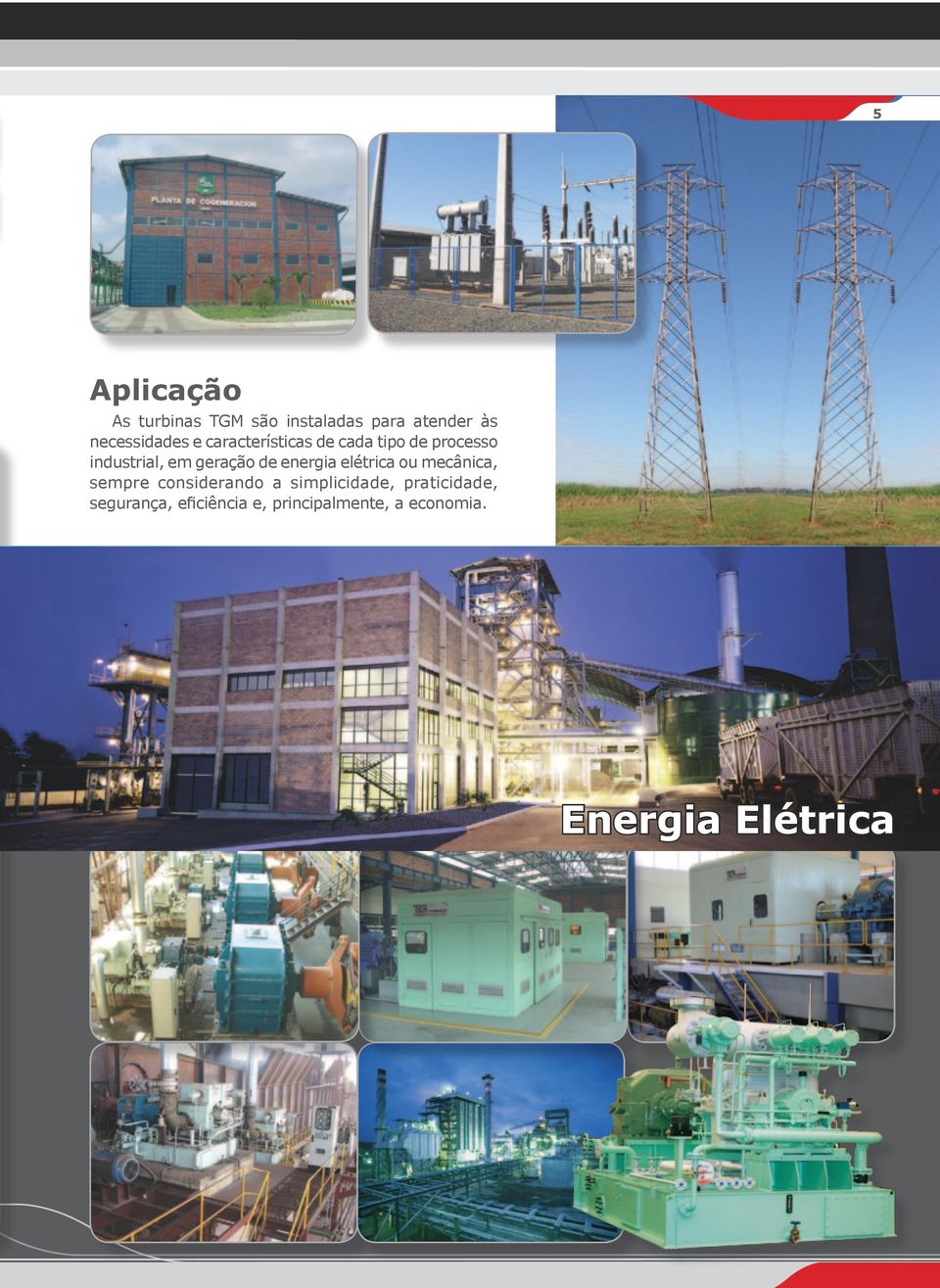 energia elétrica ou mecânica, sempre considerando a simplicidade,