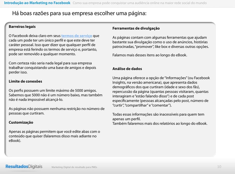 Com certeza não seria nada legal para sua empresa trabalhar conquistando uma base de amigos e depois perder isso. Limite de conexões Os perfis possuem um limite máximo de 5000 amigos.