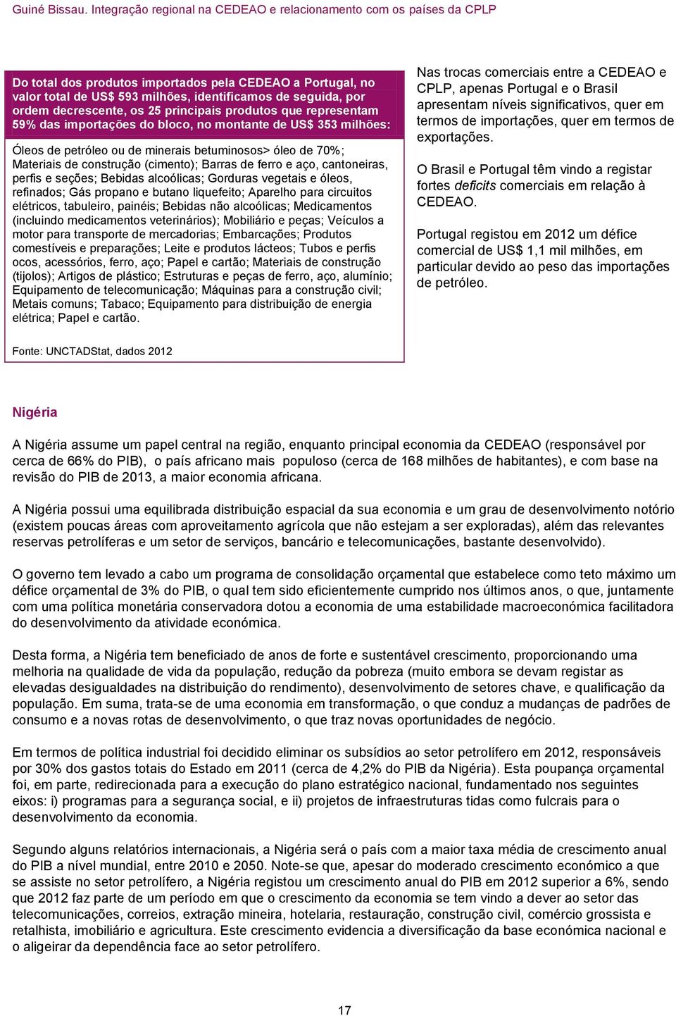 seções; Bebidas alcoólicas; Gorduras vegetais e óleos, refinados; Gás propano e butano liquefeito; Aparelho para circuitos elétricos, tabuleiro, painéis; Bebidas não alcoólicas; Medicamentos