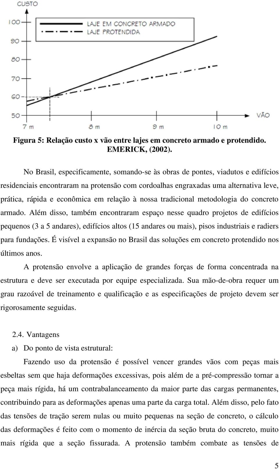 relação à nossa tradicional metodologia do concreto armado.