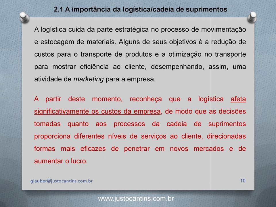 atividade de marketing para a empresa.