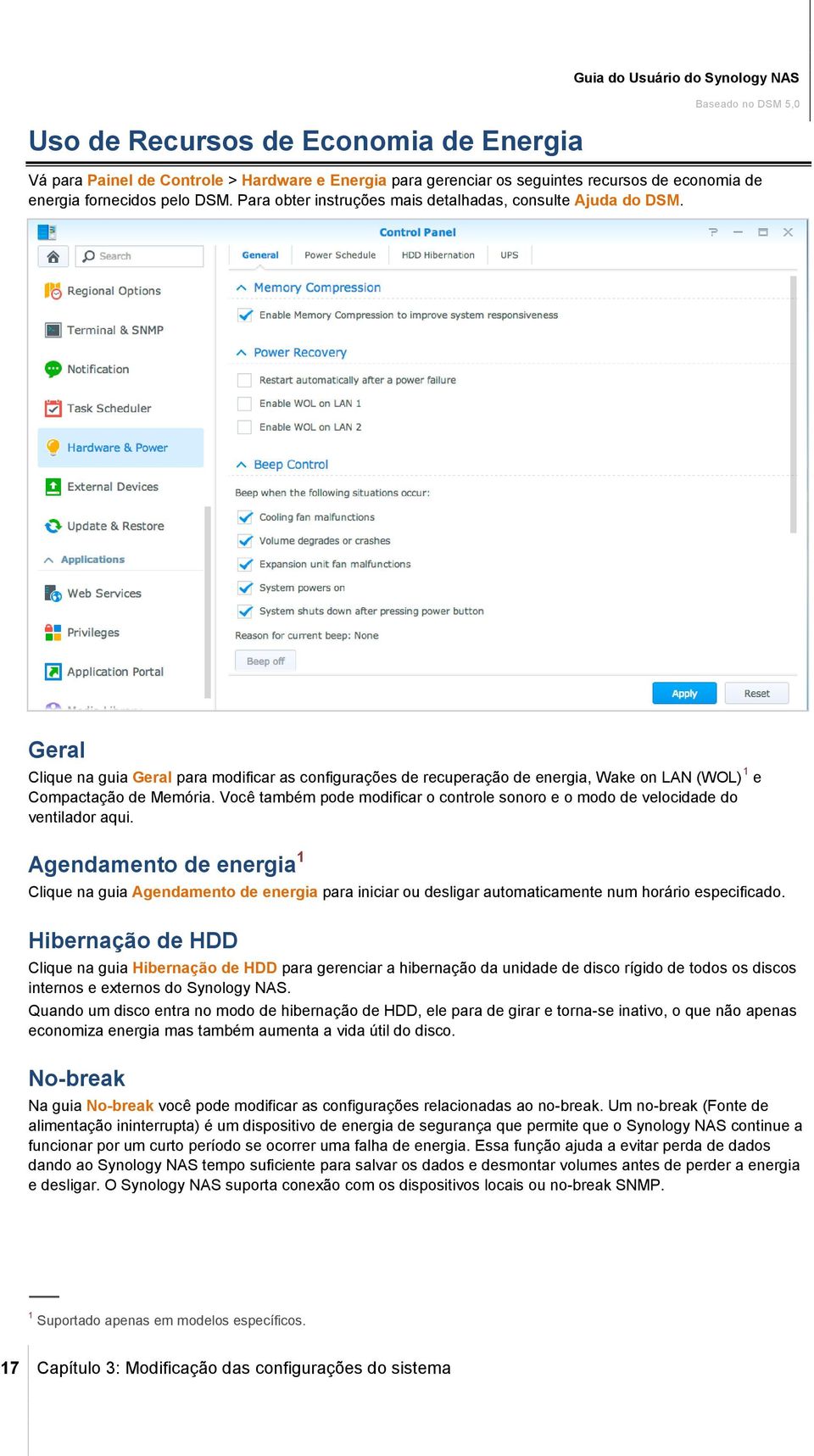 Você também pode modificar o controle sonoro e o modo de velocidade do ventilador aqui.