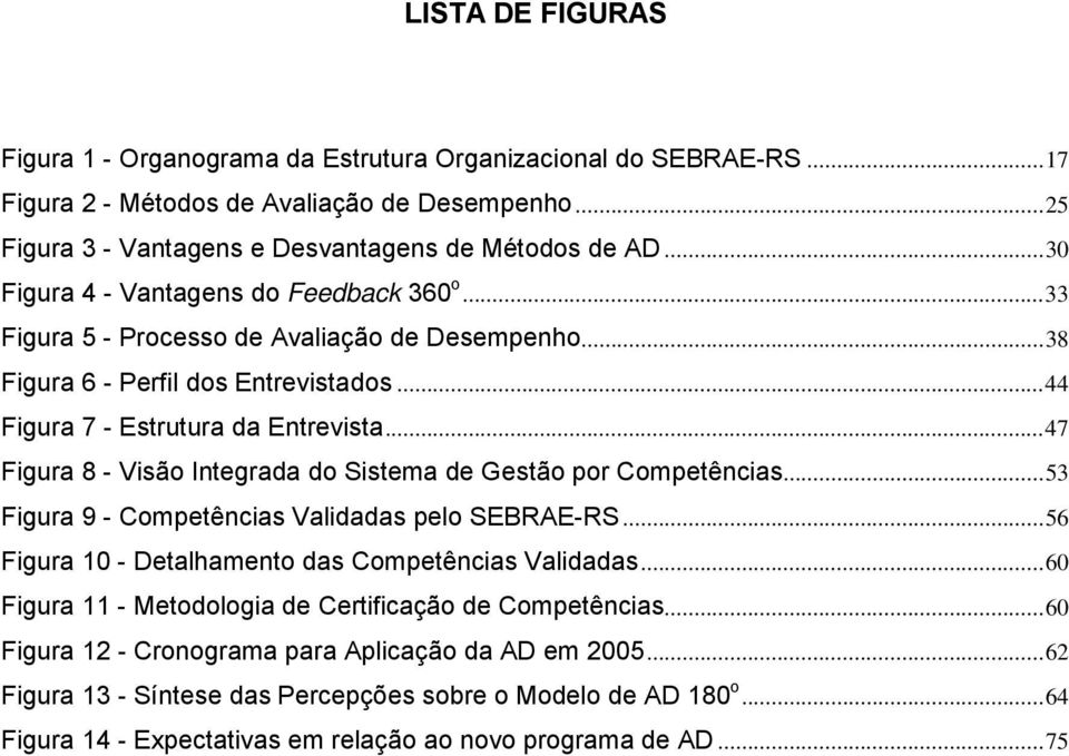 ..47 Figura 8 - Visão Integrada do Sistema de Gestão por Competências...53 Figura 9 - Competências Validadas pelo SEBRAE-RS...56 Figura 10 - Detalhamento das Competências Validadas.