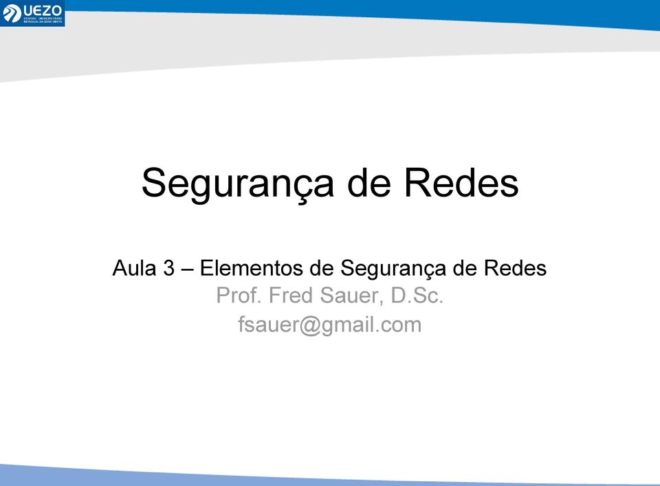 de Redes Prof.