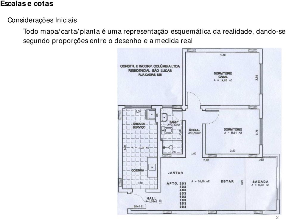 esquemática da realidade, dando-se segundo