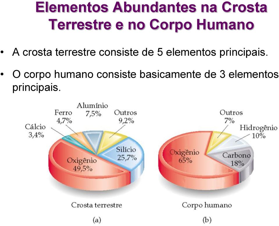 de 5 elementos principais.