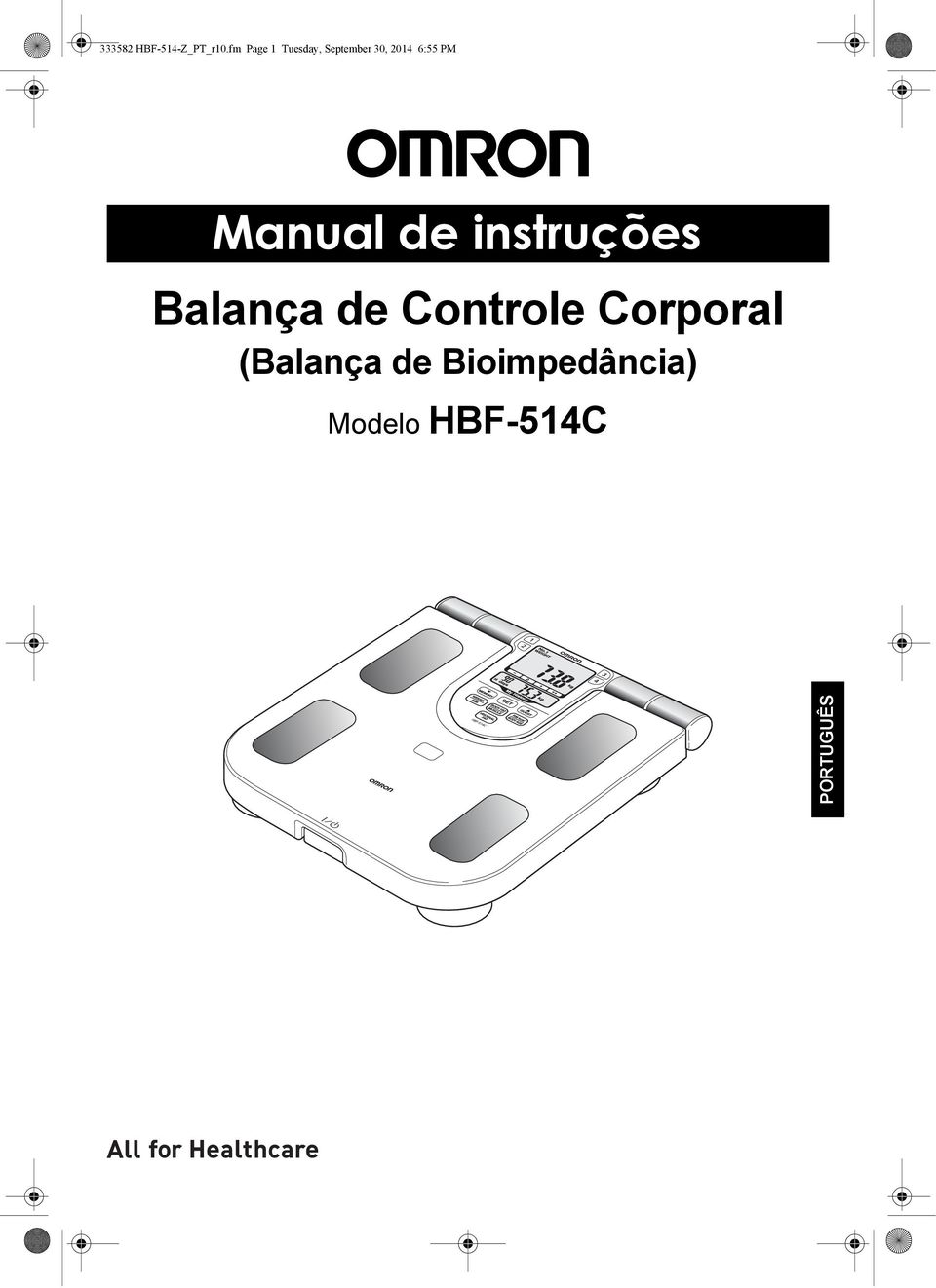 PM Manual de instruções Balança de