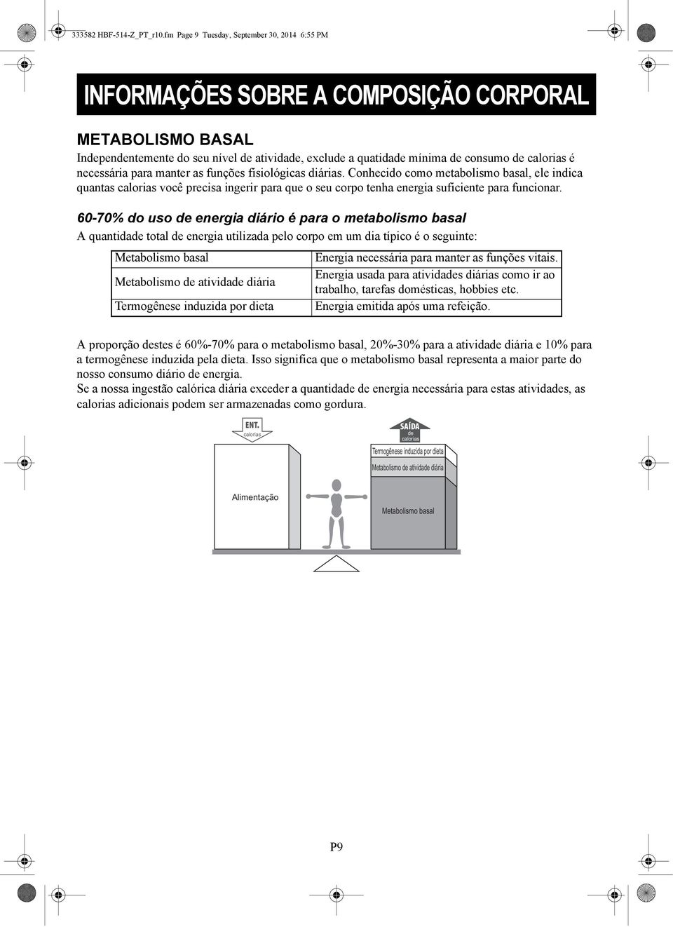 é necessária para manter as funções fisiológicas diárias.