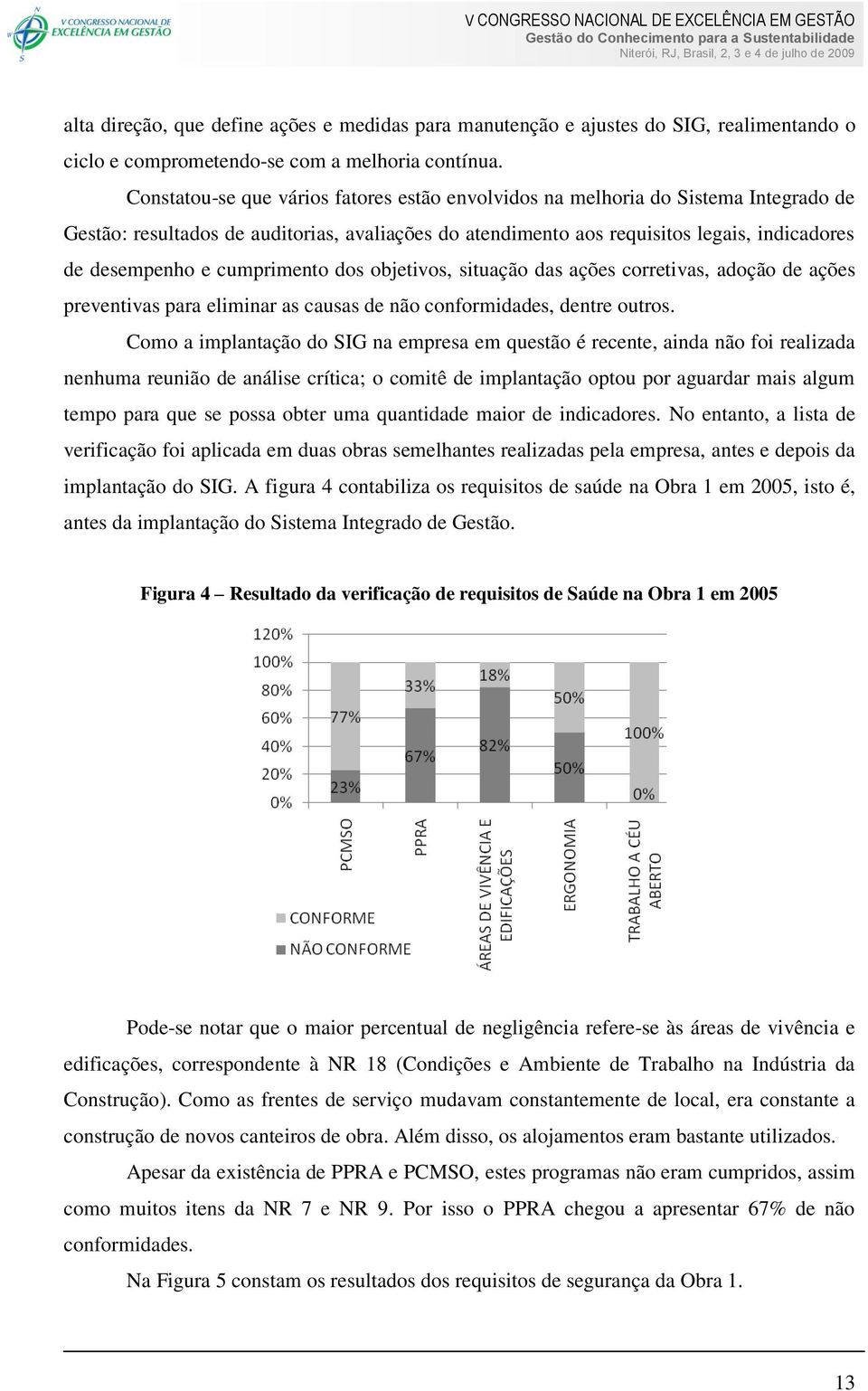 cumprimento dos objetivos, situação das ações corretivas, adoção de ações preventivas para eliminar as causas de não conformidades, dentre outros.