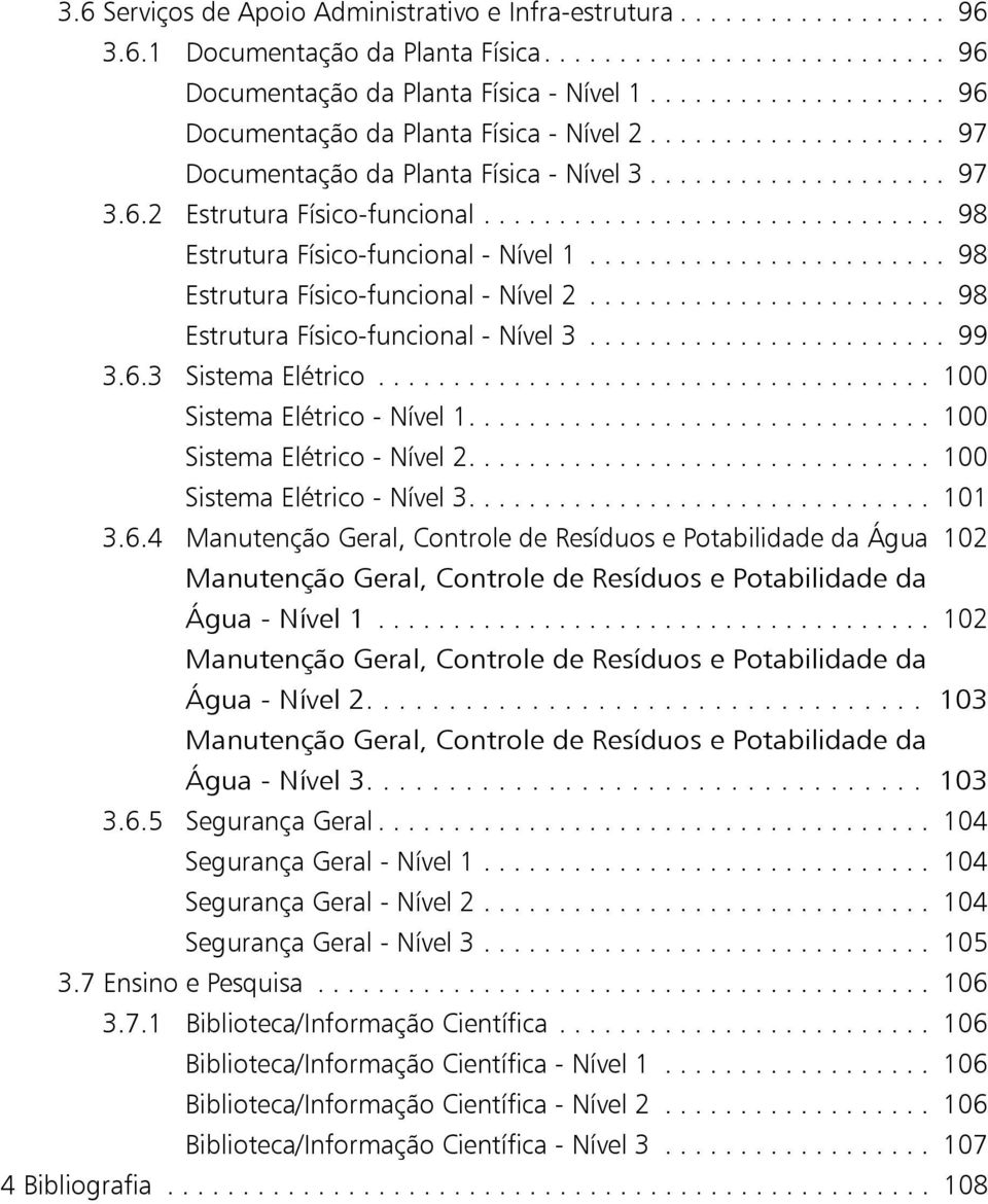 .............................. 98 Estrutura Físico-funcional - Nível 1........................ 98 Estrutura Físico-funcional - Nível 2........................ 98 Estrutura Físico-funcional - Nível 3.