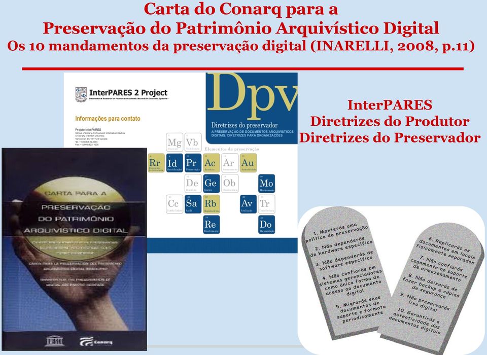 preservação digital (INARELLI, 2008, p.