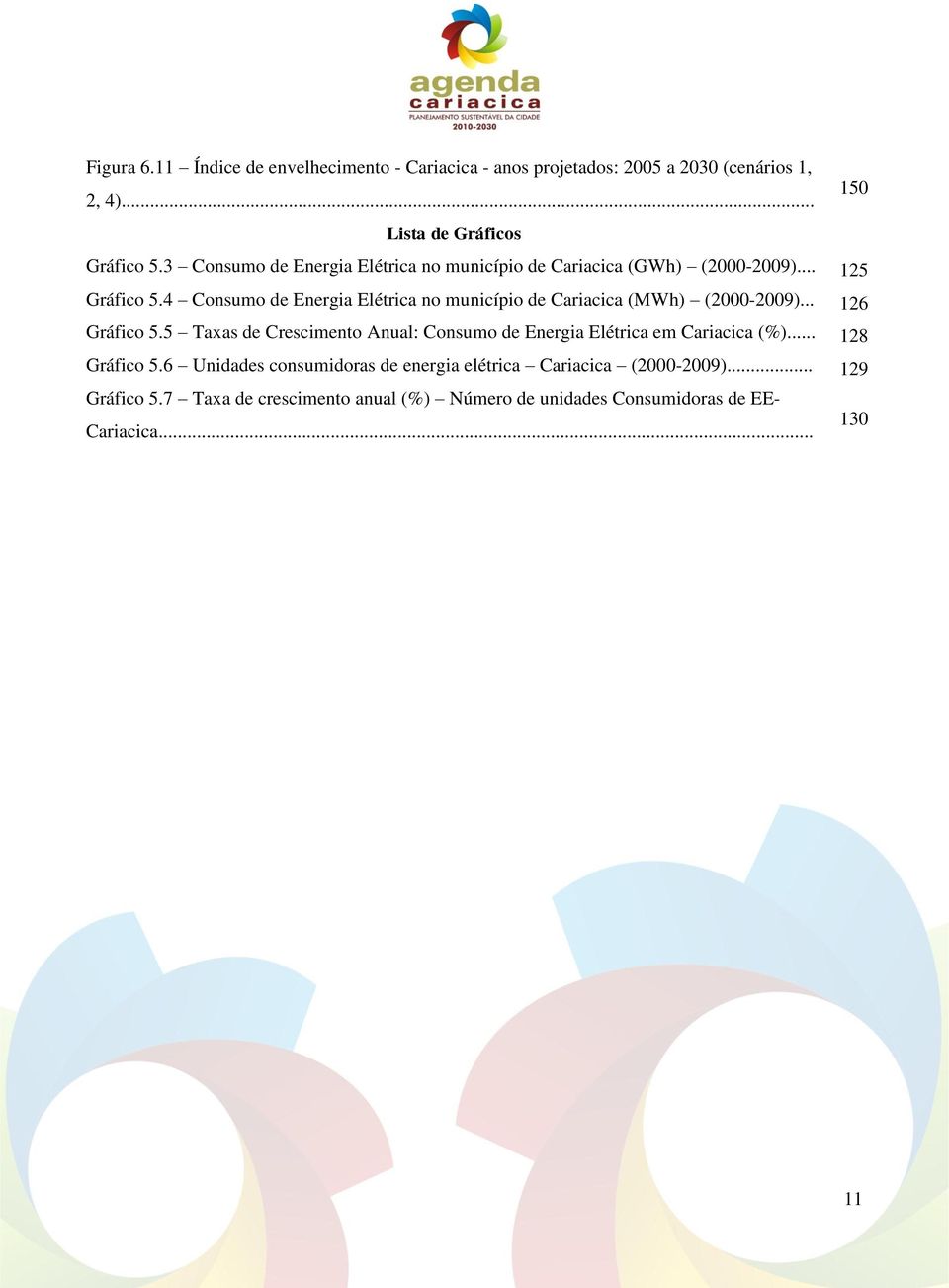 4 Consumo de Energia Elétrica no município de Cariacica (MWh) (2000-2009)... 126 Gráfico 5.