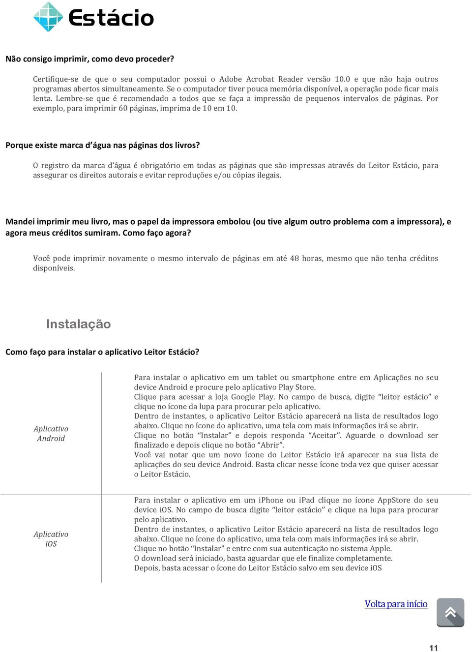 Por exemplo, para imprimir 60 páginas, imprima de 10 em 10. Porque existe marca d água nas páginas dos livros?