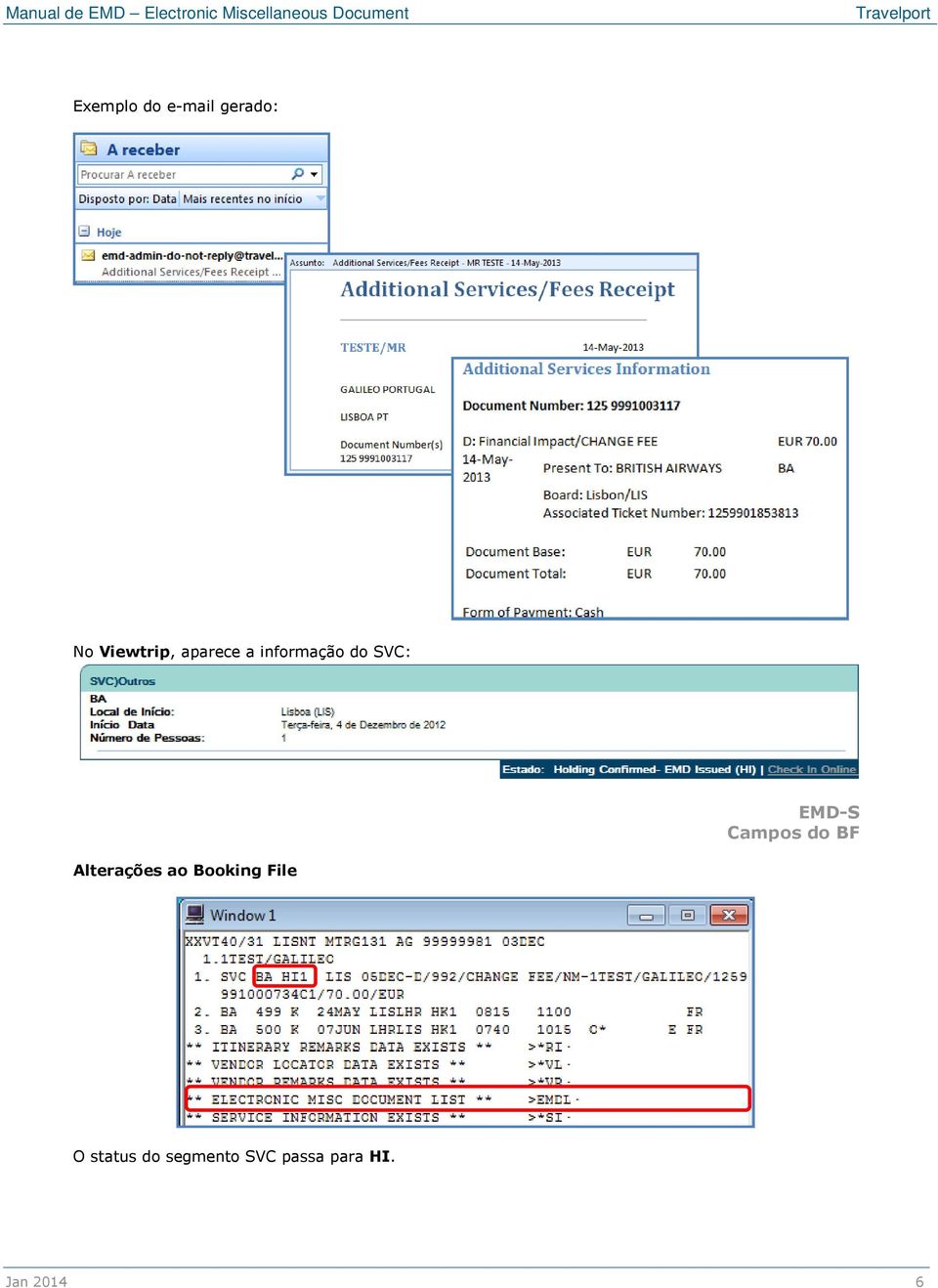 Campos do BF Alterações ao Booking File