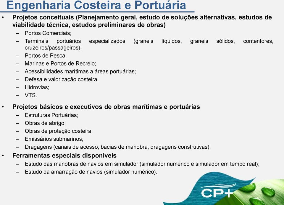 valorização costeira; Hidrovias; VTS.