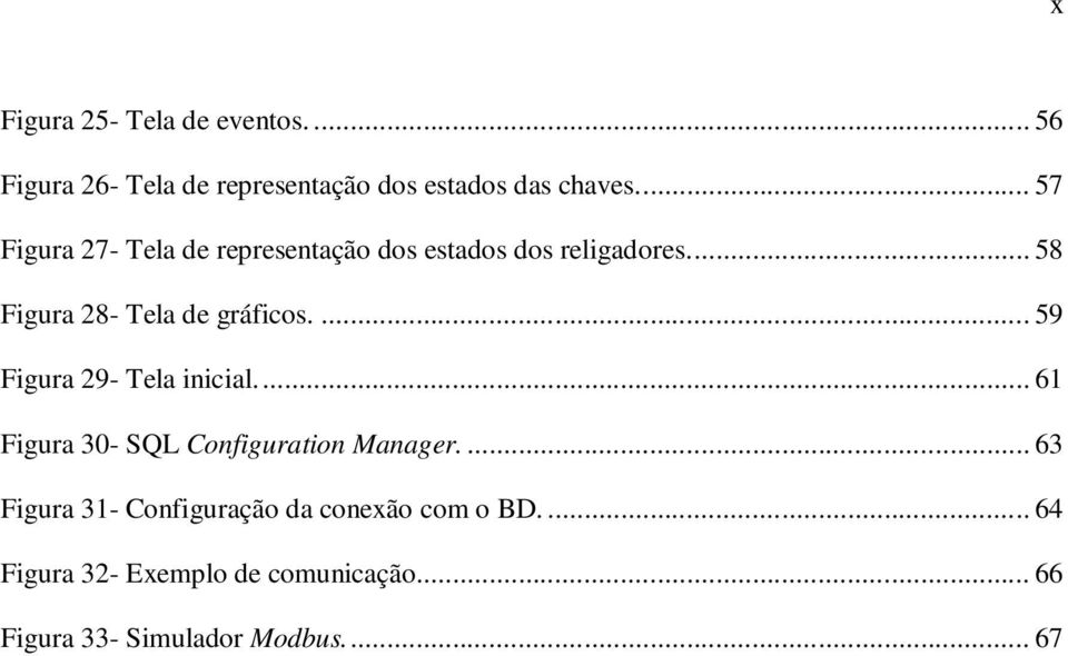 ... 59 Figura 29- Tela inicial.... 61 Figura 30- SQL Configuration Manager.