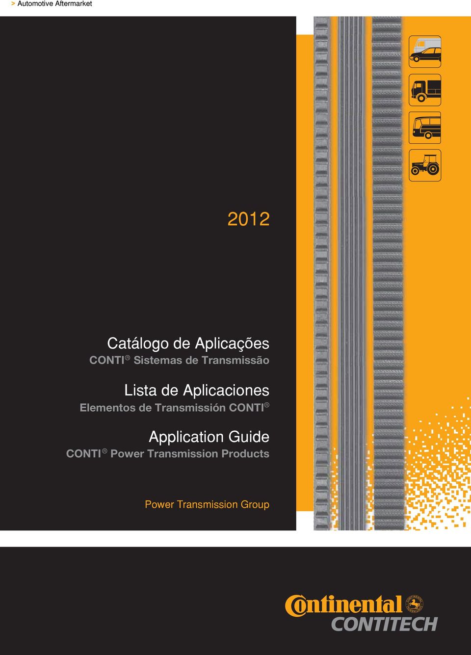 Elementos de Transmissión CONTI R Application Guide R