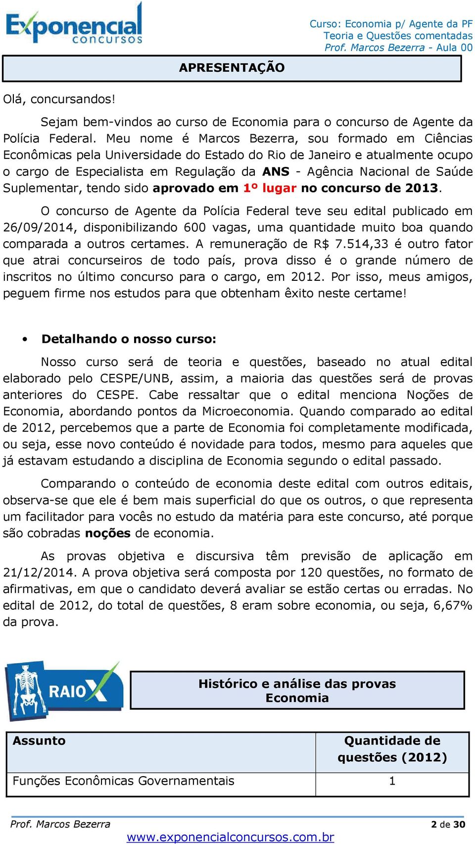 Suplementar, tendo sido aprovado em 1º lugar no concurso de 2013.