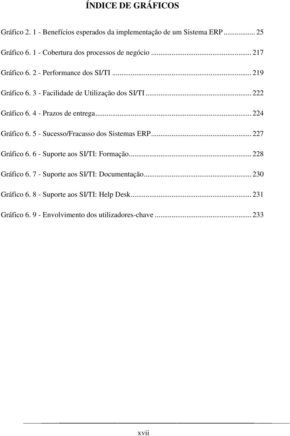 .. 222 Gráfico 6. 4 - Prazos de entrega... 224 Gráfico 6. 5 - Sucesso/Fracasso dos Sistemas ERP... 227 Gráfico 6.