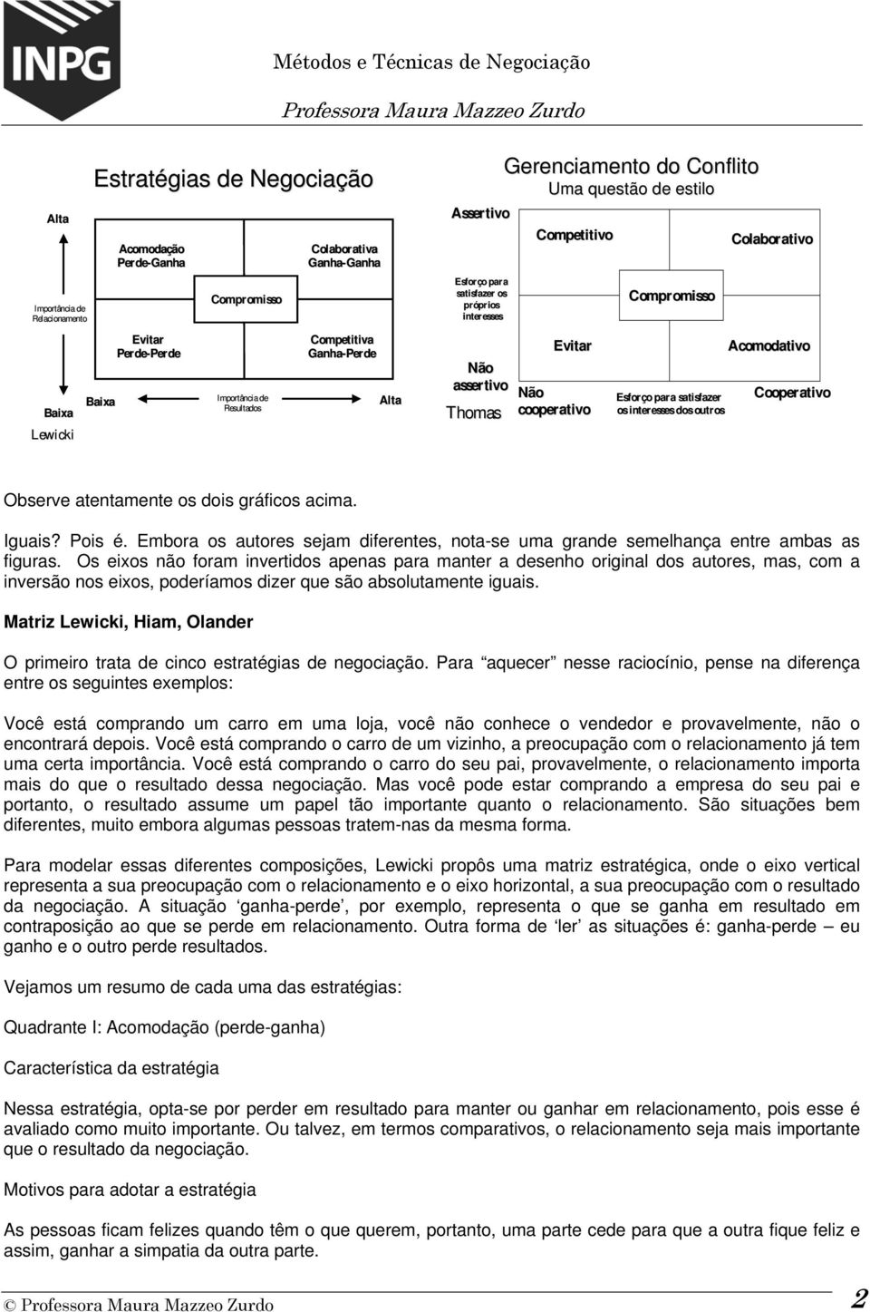 dos outros Colaborativo Acomodativo Cooperativo Observe atentamente os dois gráficos acima. Iguais? Pois é. Embora os autores sejam diferentes, nota-se uma grande semelhança entre ambas as figuras.