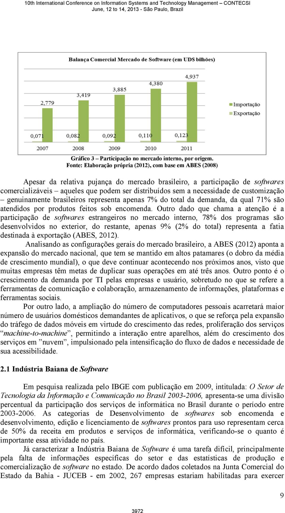 necessidade de customização genuinamente brasileiros representa apenas 7% do total da demanda, da qual 71% são atendidos por produtos feitos sob encomenda.