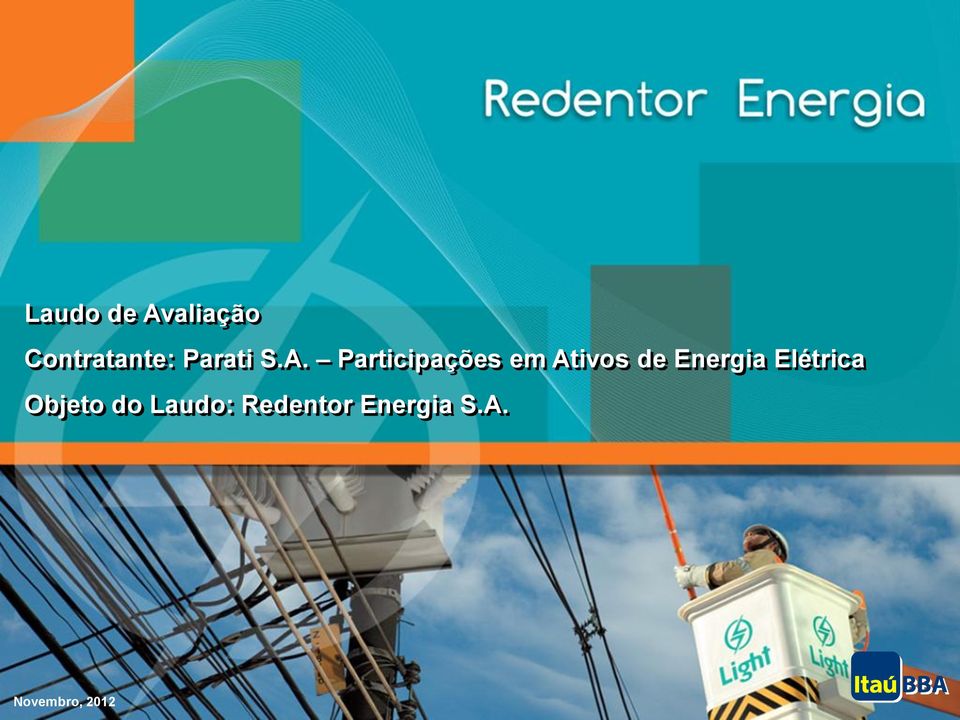 Participações em Ativos de Energia