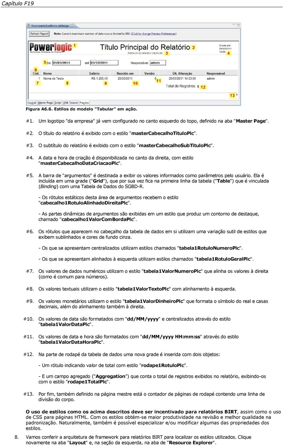 A data e hora de criação é disponibilizada no canto da direita, com estilo "mastercabecalhodatacriacaoplc". #5.