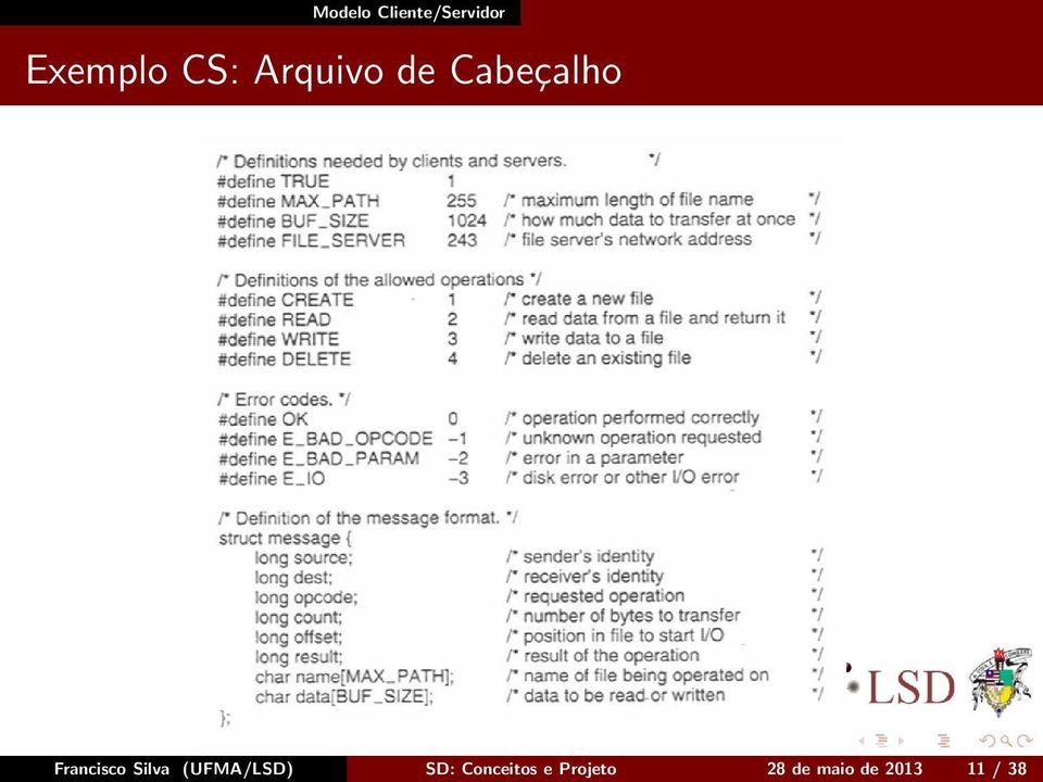 Francisco Silva (UFMA/LSD) SD: