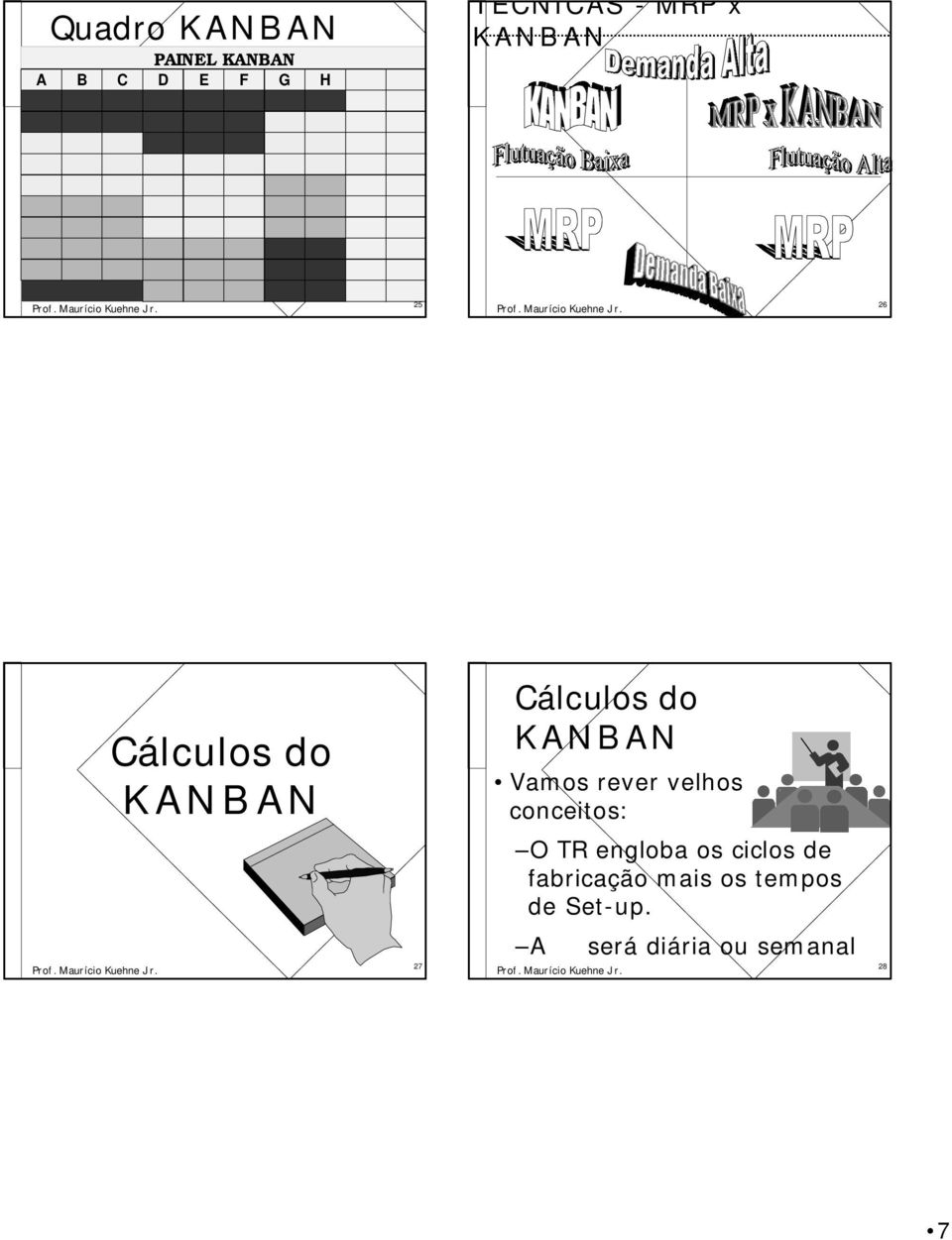 rever velhos conceitos: O TR engloba os ciclos de