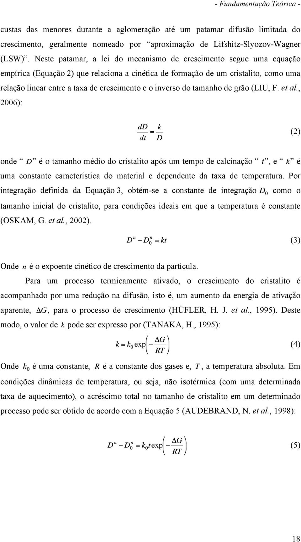 inverso do tamanho de grão (LIU, F. et al.